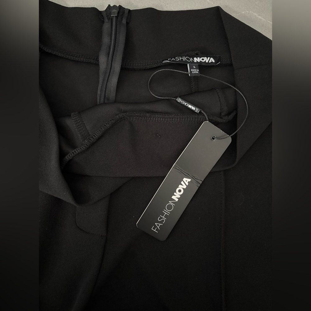 FASHION NOVA ‘Call It Even’ Wide Leg Dress Pants - Picture 3 of 5